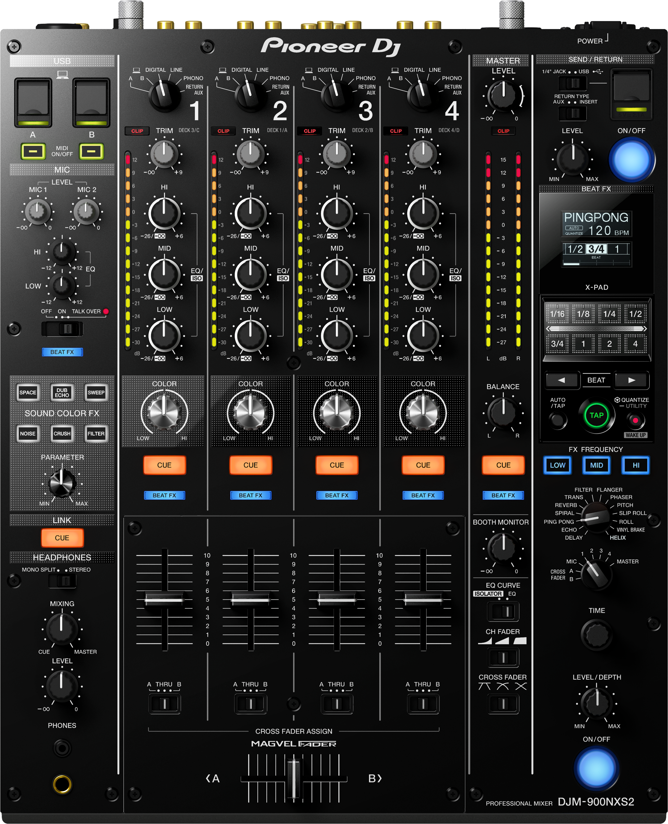 Mixer Pioneer para rider técnico de ADEUR